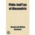 Philo-Jud Us Of Alexandria
