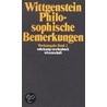 Philosophische Bemerkungen door Ludwig Wittganstein