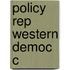 Policy Rep Western Democ C
