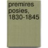Premires Posies, 1830-1845