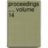 Proceedings ..., Volume 14