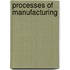Processes of Manufacturing