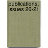Publications, Issues 20-21 by Oriental Translation Fund