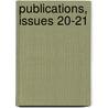Publications, Issues 20-21 door Oriental Translation Fund