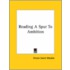 Reading A Spur To Ambition