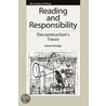 Reading And Responsibility door Derek Attridge