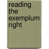 Reading the Exemplum Right door Jonathan Burgoyne