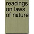 Readings On Laws Of Nature