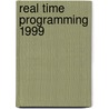 Real Time Programming 1999 door S.H. Son