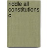 Riddle All Constitutions C door Susan Marks