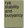 Rya Stability And Buoyancy door Onbekend