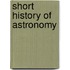 Short History of Astronomy
