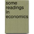 Some Readings In Economics