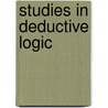Studies In Deductive Logic door William Stanley Jevons