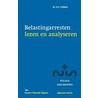Belastingarresten lezen analyseren en begrijpen