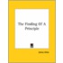 The Finding Of A Principle