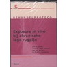 Behandelprotocol exposure in vivo bij chronische lage rugpijn door M.E.J.B. Goossens