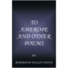 To Amerope and Other Poems door Wilson Hatia Bertrand