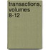 Transactions, Volumes 8-12