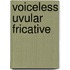 Voiceless Uvular Fricative