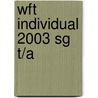 Wft Individual 2003 Sg T/A door Bill Hoffman