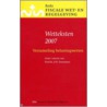 Wetteksten, Verzameling belastingwetten 2007