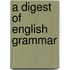 A Digest Of English Grammar