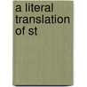 A Literal Translation Of St door Vi Paul