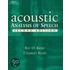 Acoustic Analysis Of Speech
