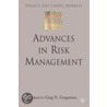 Advances In Risk Management by Unknown