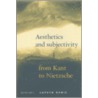 Aesthetics And Subjectivity door Christopher Bowie