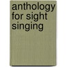 Anthology for Sight Singing by Richard Kram