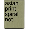 Asian Print Spiral Not door Onbekend