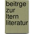 Beitrge Zur Ltern Literatur