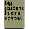 Big Gardens In Small Spaces door Martyn Cox