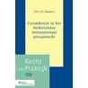 Forumkeuze in het Nederlandse internationaal privaatrecht by P.H.L.M. Kuypers