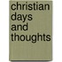 Christian Days And Thoughts