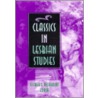Classics in Lesbian Studies by Esther D. Rothblum