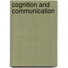 Cognition and Communication door Norbert Schwarz