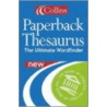 Collins Paperback Thesaurus door Onbekend