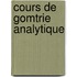 Cours de Gomtrie Analytique
