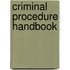 Criminal Procedure Handbook