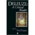 Deleuze a Critical Reader P