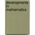 Developments in Mathematics