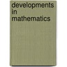 Developments in Mathematics door Vladimir I. Arnol'd