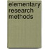 Elementary Research Methods
