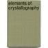 Elements of Crystallography