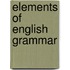 Elements of English Grammar