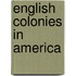 English Colonies In America