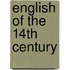 English Of The 14th Century